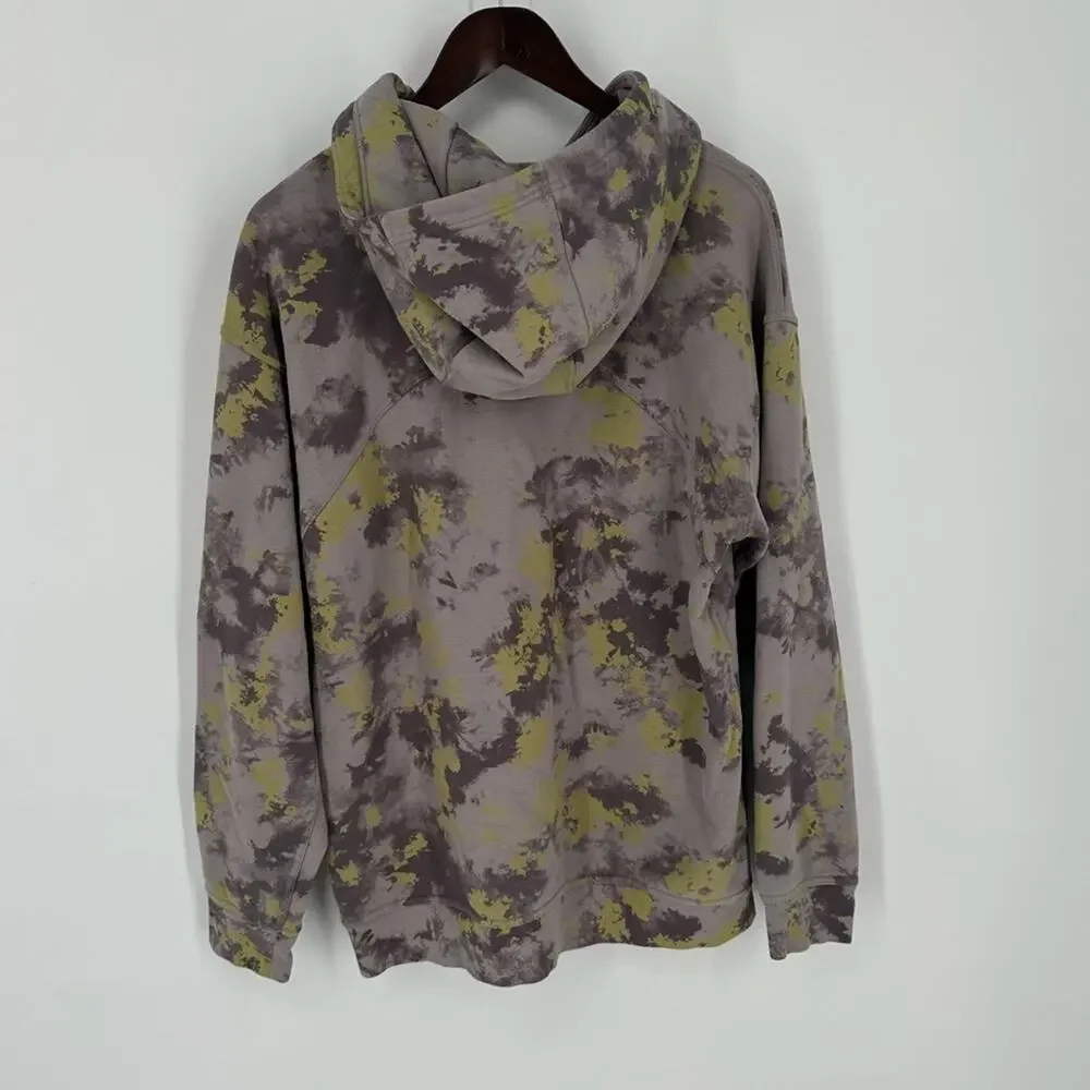 Lululemon All Yours Hoodie Orbital Tie Dye Mauve Grey Multi Size 12 Sweatshirt